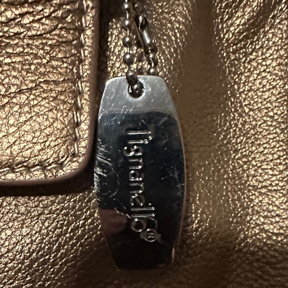 Tignanello Metallic Metallic Broze Shoulder Bag & Wallet Set - Picture 6 of 10